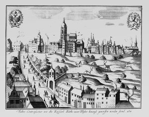 La Defenestrazione di Praga, 3 agosto 1618 da German School